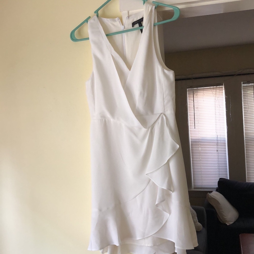 NWT - size 4 BCGB white mini dress
